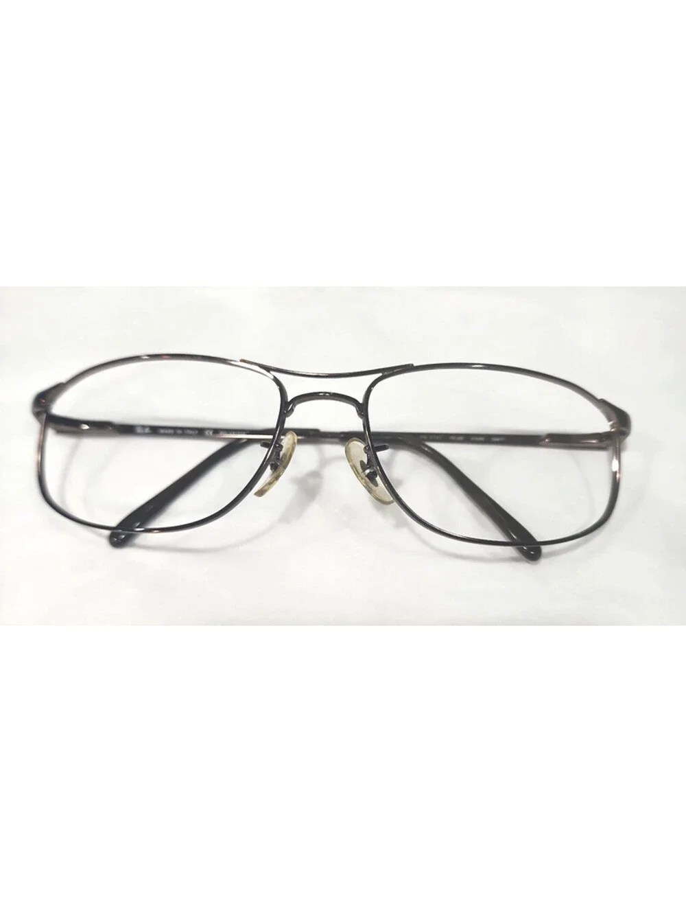 Ray Ban RB3147 014/84 Brown Rectangle Sunglasses Frame 59-17 Italy